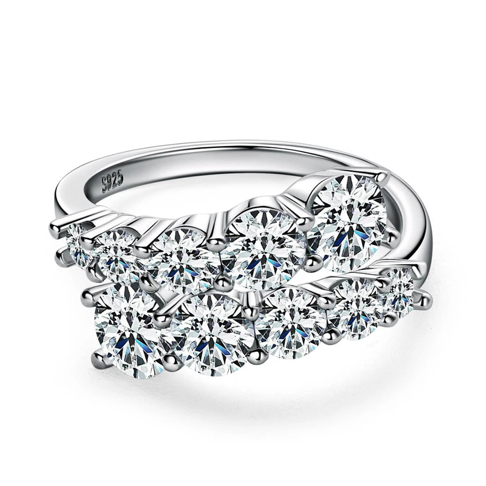 Lumen Aurora 3.36CT Moissanite Eternity Band